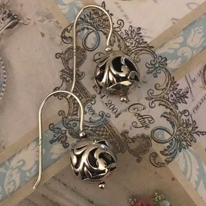 Silpada Ball Bead Drop Earrings